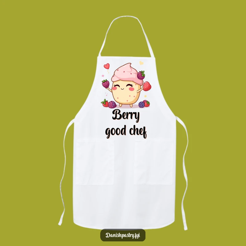Funny Winking Muffin Apron - Juggle Ingredients with Style!