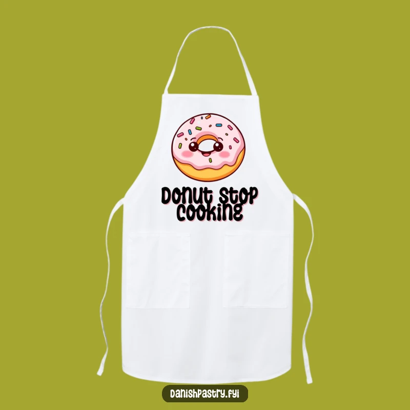 Funny Donut Bounce Apron: Sweet, Hilarious Pastry Gift