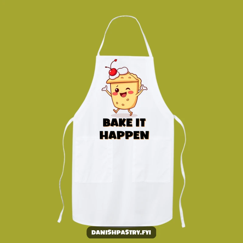 Funny Pie Character Dancing Apron - Hilarious Chef's Delight for Bakers Gift
