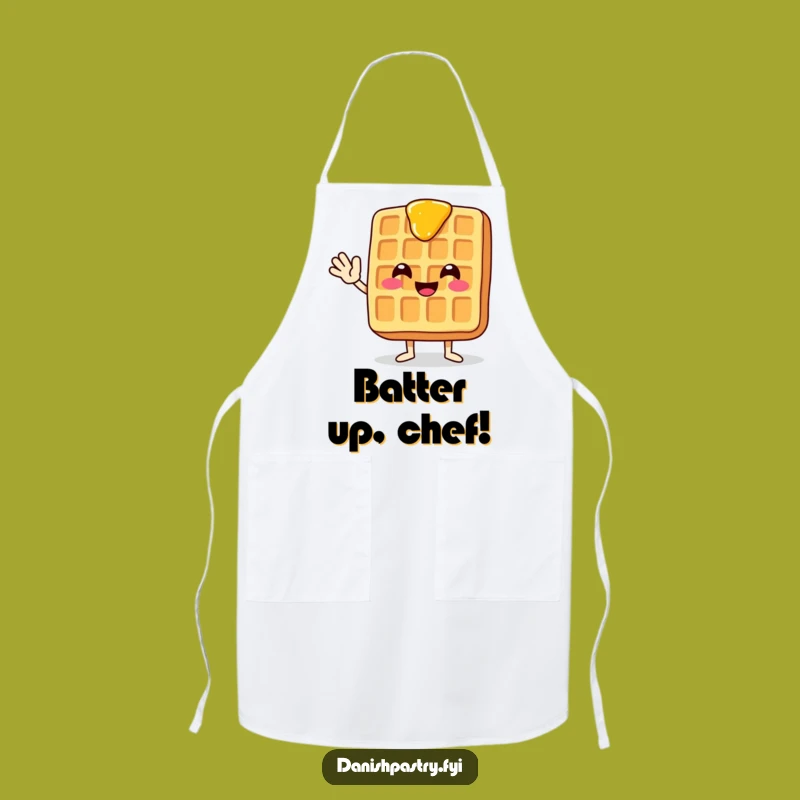 Funny Waffle Chef Apron - Syrup Dripping Breakfast Cooking Gift
