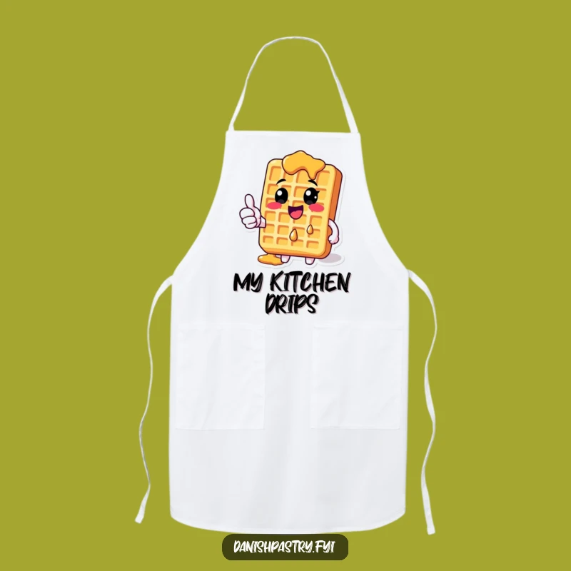 Funny Waffle Syrup Thumbs-Up Apron: Cook with Hilarious Deliciousness and Style