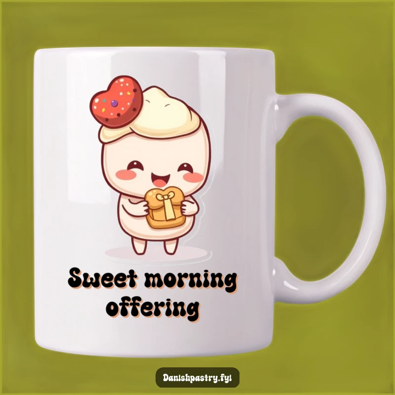 Funny Pastry Gift Mug - Generous Baked Treat, Heartwarming Humor, Perfect Funny Gift!