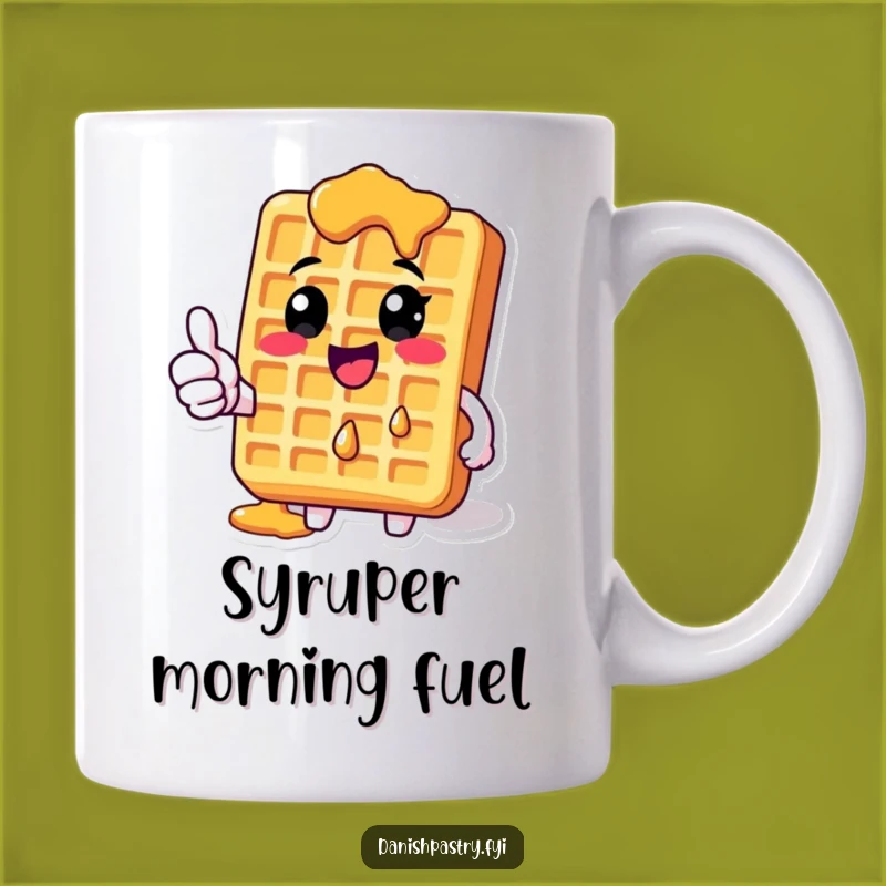 Funny Waffle Thumbs-Up Mug: A Deliciously Humorous Breakfast Treat Gift