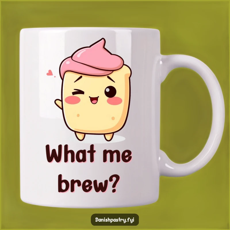 Funny Scone Shrug Mug - Playful Dessert Treat Gift for Chill Vibes