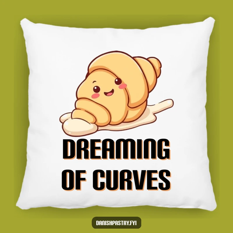 Funny Croissant Slide Pillow - Cozy Comfort, Sweet Dreams, Perfect Pastry Funny Gift!