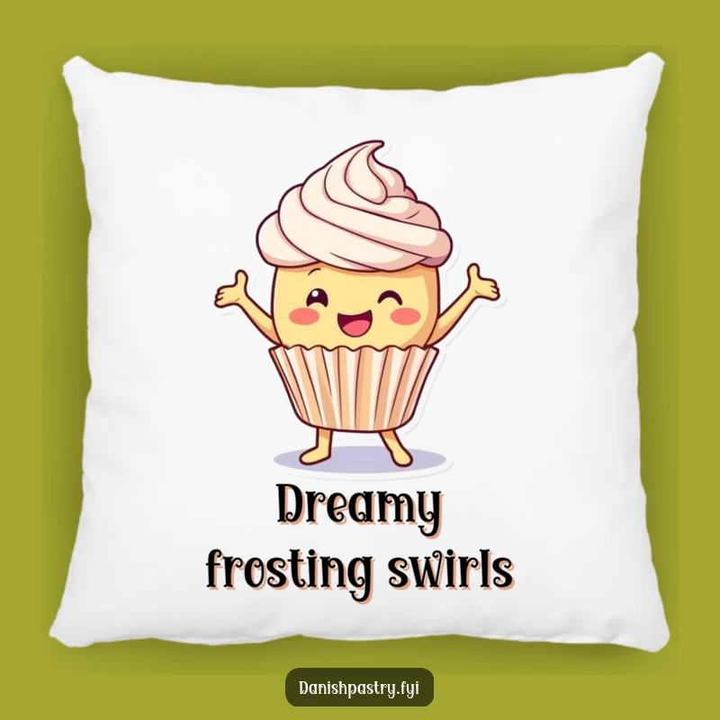 Funny Cupcake Dance Pillow - Cozy Comfort & Hilarious Sweet Decor