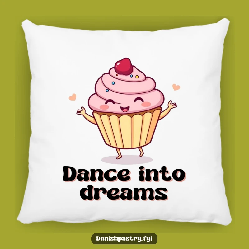 Funny Giggle Cupcake Pillow - Cozy Comfort with a Side of Laughter
