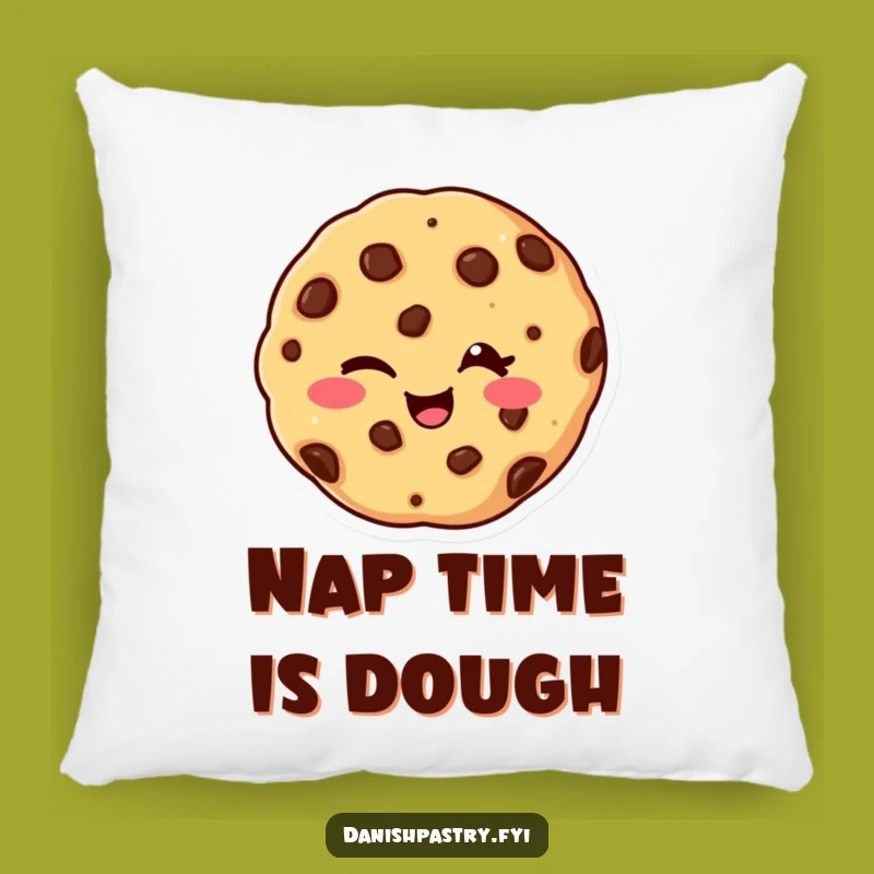 Funny Cookie Pillow - Cozy Chocolate Chip Comfort & Giggles Gift