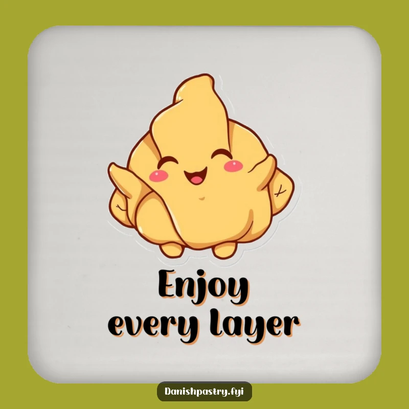 Funny Croissant Unfolding Coasters: Protect Surfaces with Pastry Charm