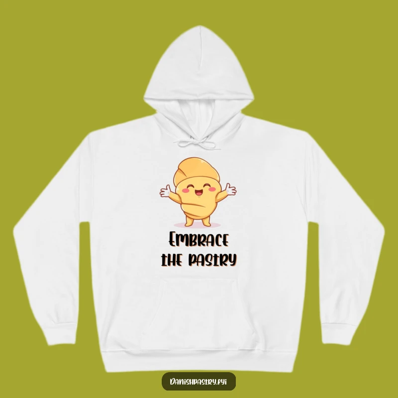 Cozy Funny Croissant Hug Hoodie: Ultimate Comfort with Hilarious Pastry Warmth