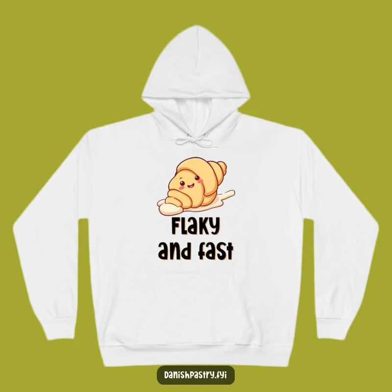 Funny Croissant Slide Hoodie - Cozy Comfort, Sweet Adventure, Perfect Pastry Funny Gift!