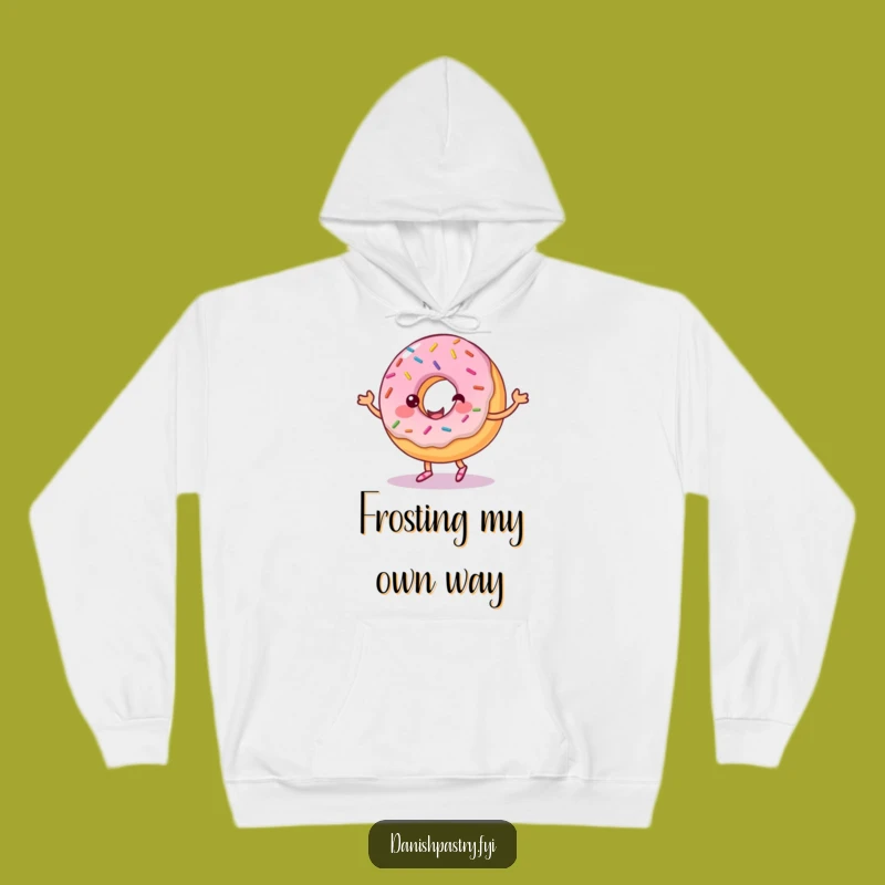 Funny Donut Frosting Dance Hoodie: Cozy Sprinkled Character Sweatshirt, Ultimate Funny Gift