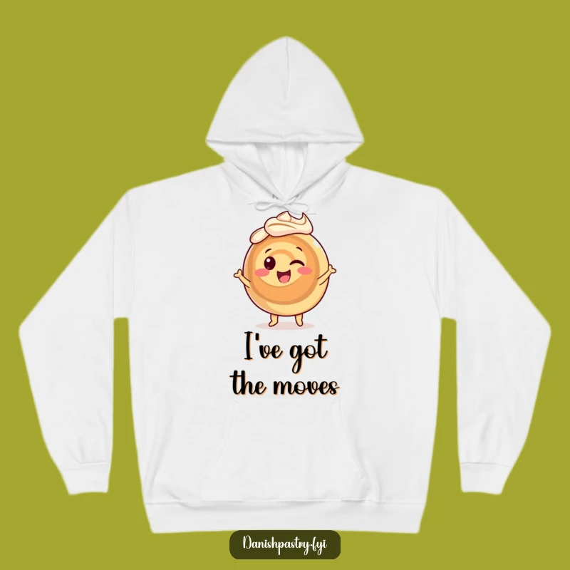 Funny Cozy Cinnamon Roll Dance Hoodie: Warm, Joyful Pastry Gift