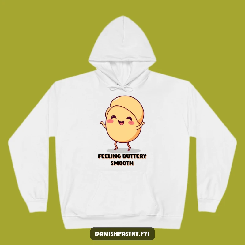 Funny Croissant Jig Hoodie: Smiling Pastry Dance Sweatshirt Gift