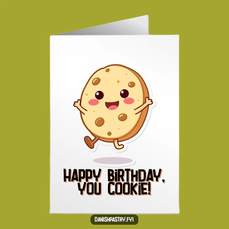 Free Printable Birthday Card: Cookie Cartwheel Downloadable Funny Gift
