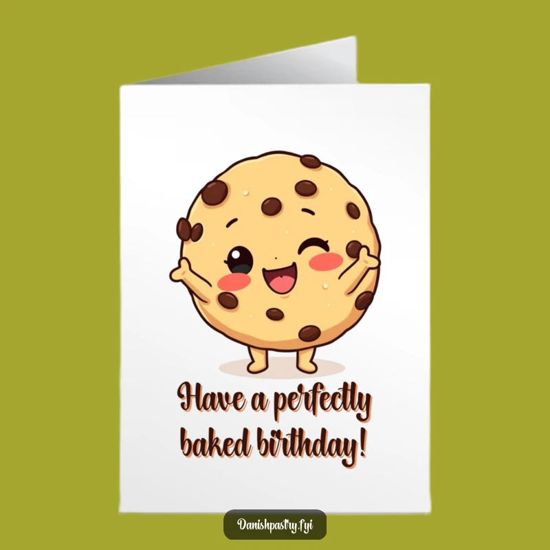 Free Printable Birthday Card: Silly Cookie Funny Downloadable, Fun Chip Gift