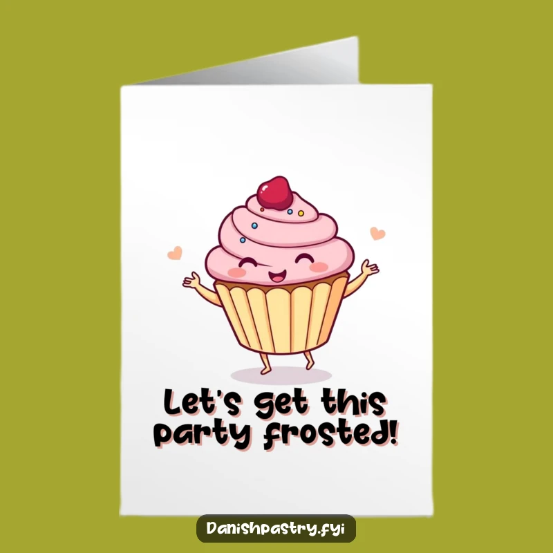 Free Printable Giggling Cupcake Birthday Card: Fun Downloadable Gift for a Joyful Party