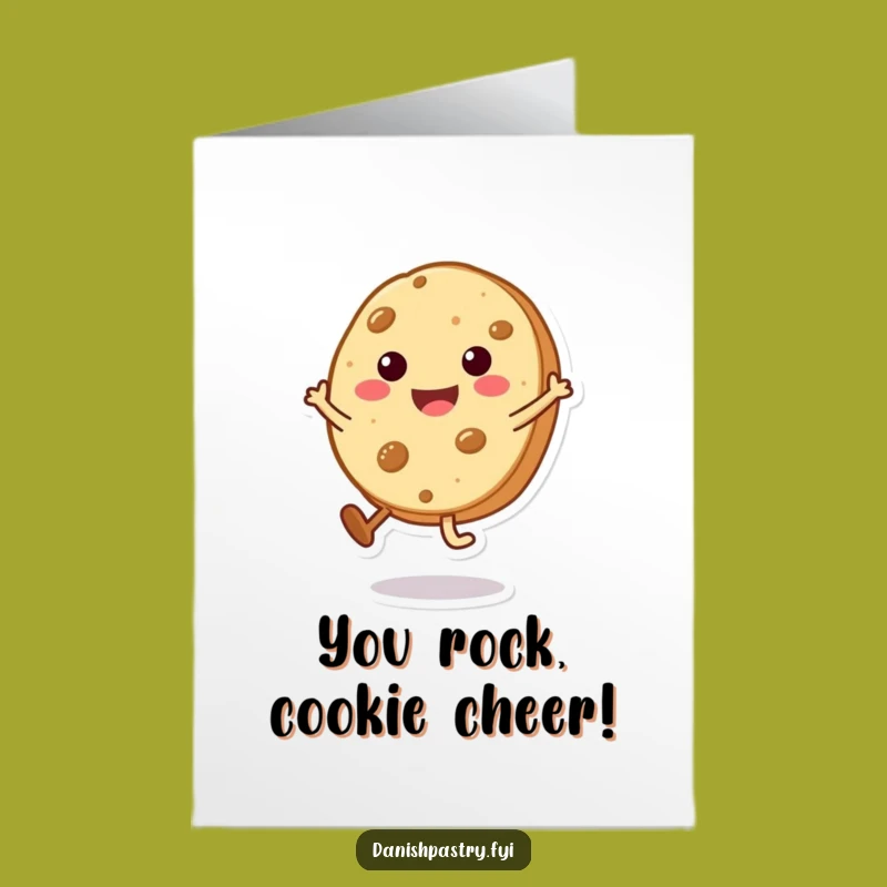 Free Printable Congrats Card: Cookie Cartwheel Downloadable Funny Gift
