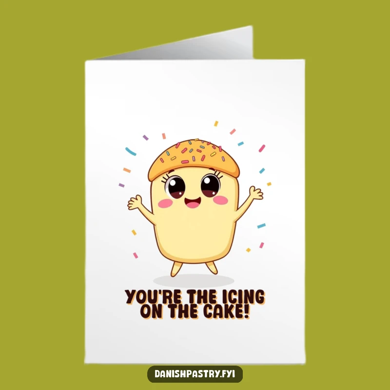 Free Printable Funny Pastry Card: Sprinkle Celebration Downloadable Gift for Sweet Success