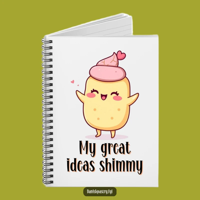 Funny Giddy Scone Shimmy Notebook - Joyful Baking Journal Gift