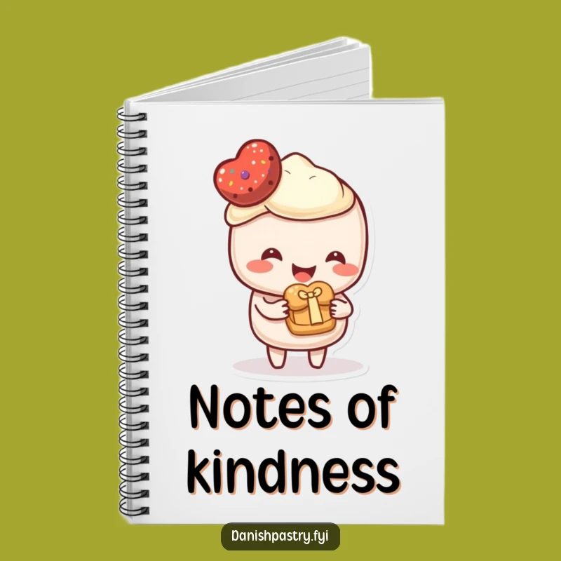Funny Pastry Gift Notebook - Jot Down Kind Thoughts, Sweet Ideas, Perfect Funny Gift!