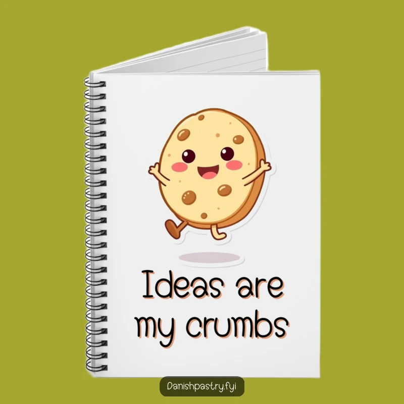 Funny Cookie Cartwheel Notebook: Jot Down Sweet Ideas with Playful Pastry Style