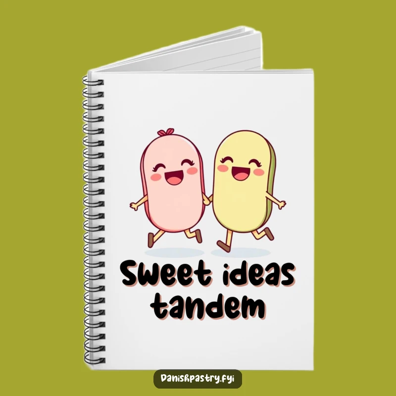 Funny Macaron Notebook - Jot Down Happy Thoughts With Friends Gift