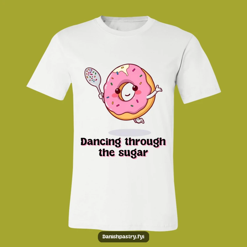 Funny Donut Dancing T-Shirt: Sweet Moves, Hilarious and Fun Gift