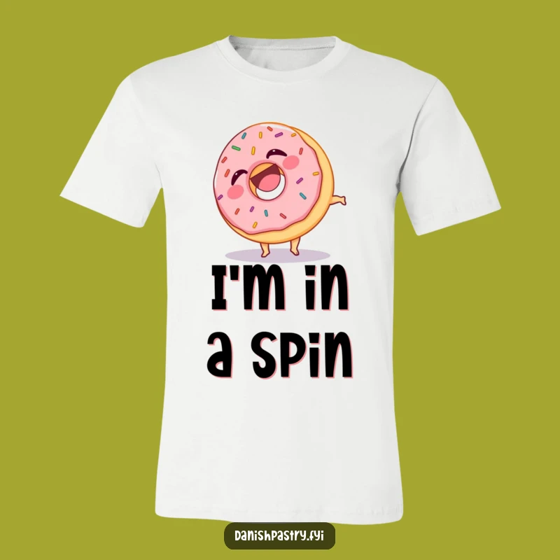 Funny Donut Somersault T-Shirt: Laughing Sprinkles Tee, Your New Favorite Funny Gift