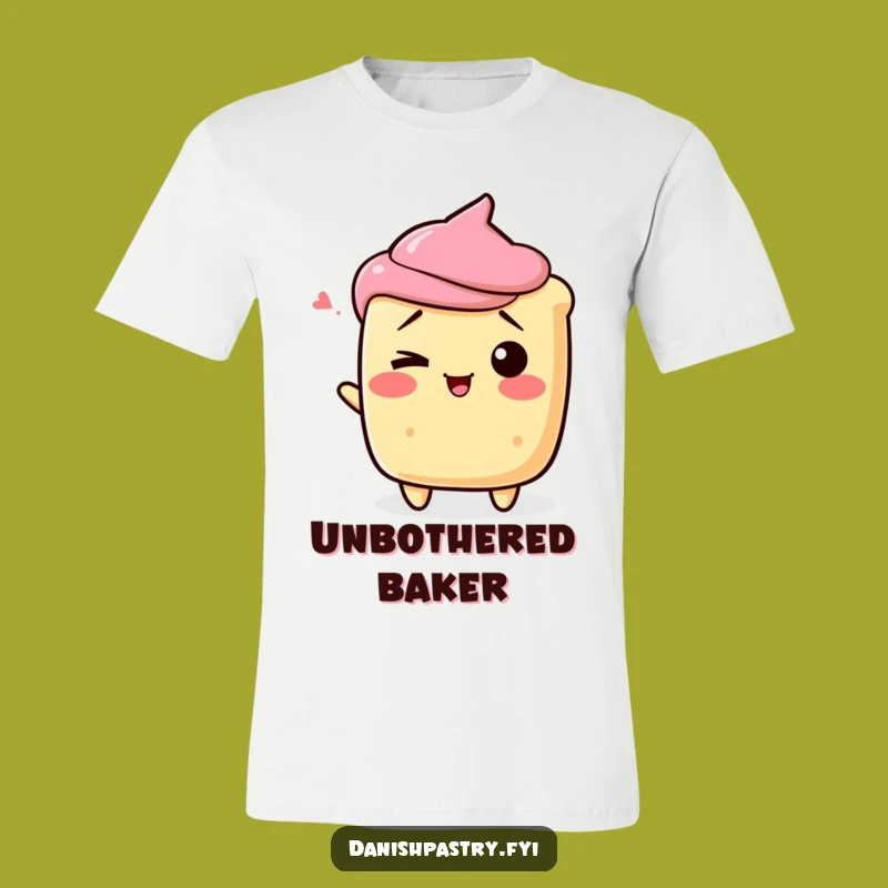 Funny Scone Shrug T-Shirt - Playful Dessert Tee for Laid-back Fun