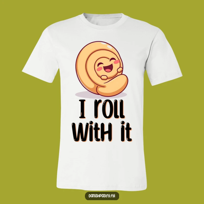 Funny Cinnamon Roll Roll T-Shirt: Playful Pastry Laughs, Perfect Gift