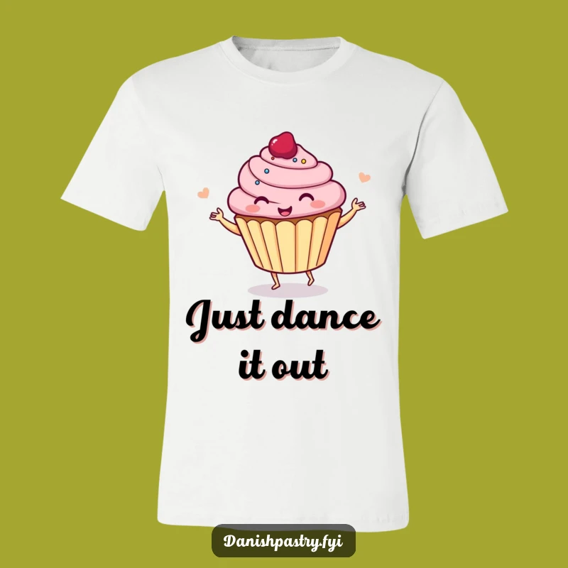 Funny Giggle Cupcake T-Shirt - Wear Your Sweetest Smiles!