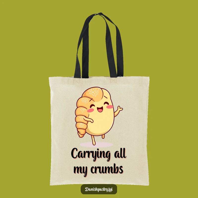 Funny Croissant Jig Tote Bag: Carry Your Fun Pastry Style, Perfect Gift