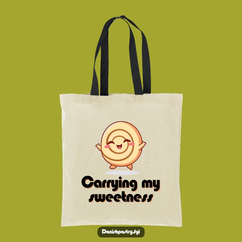 Funny Cinnamon Roll Hop Tote Bag: Carry Your Sweetness and Essentials with Joy