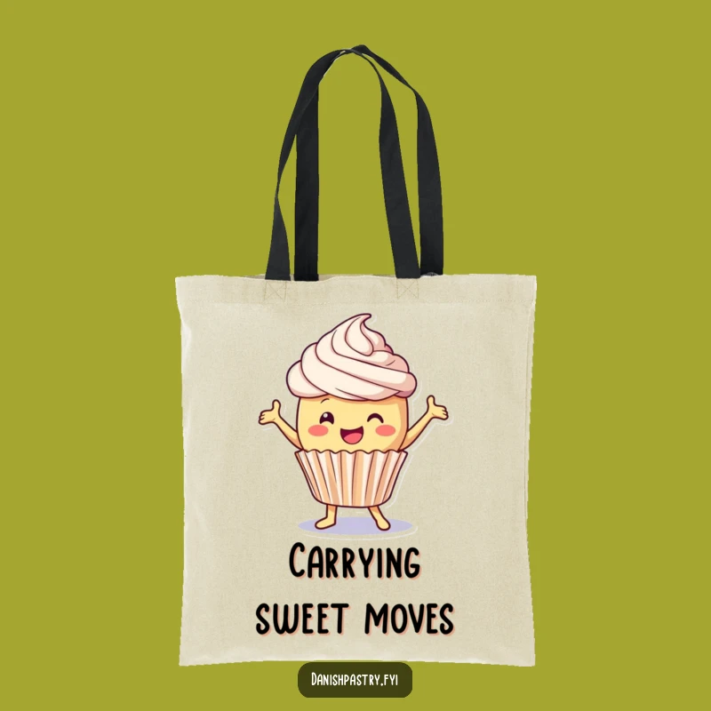 Funny Cupcake Dance Tote Bag - Carry Your Joy & Treats in Style