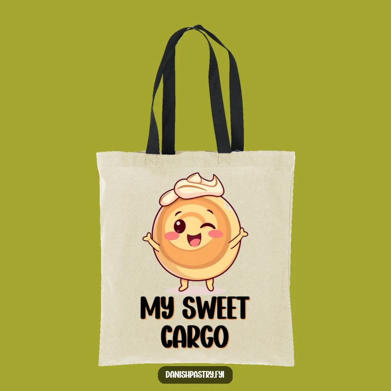 Funny Cinnamon Roll Dance Tote Bag: Chic, Playful Pastry Carryall Gift