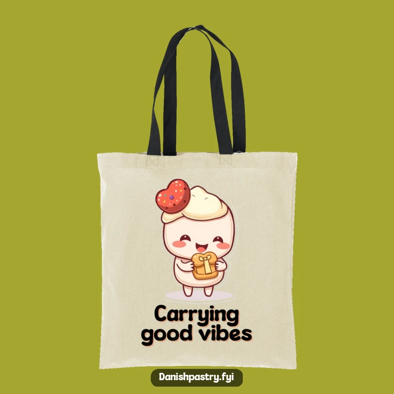 Funny Pastry Gift Tote Bag - Carry Kindness, Sweet Gifting Accessory, Perfect Funny Gift!