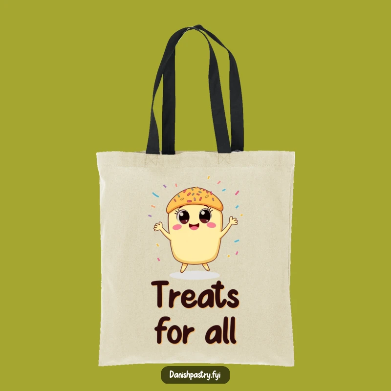 Funny Pastry Tote Bag, Sweet Accessory for Everyday Fun